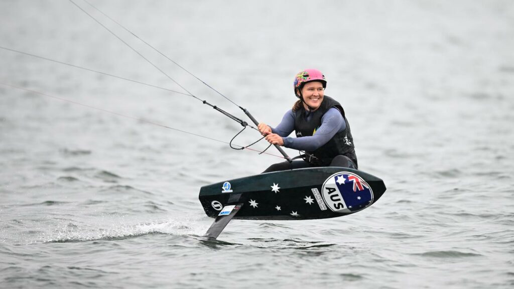 Breiana Whitehead will represent Australia in kite foil sailing at the Olympics.