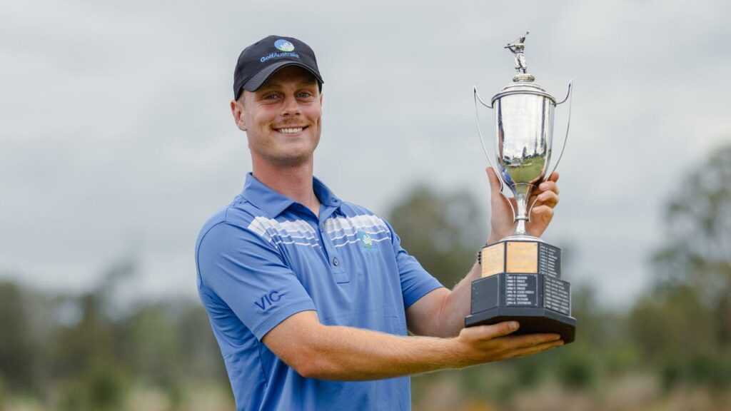 Amateur golfer Phoenix Campbell has made history, winning the Queensland PGA championship.