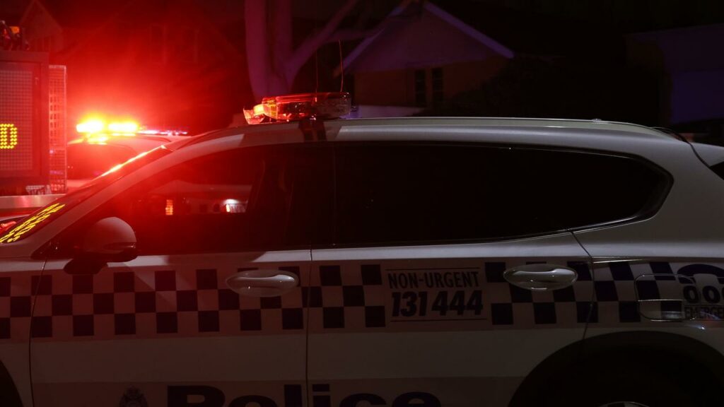 Police have tried to break up a brawl between pro-Palestine and pro-Israel groups in Melbourne.
