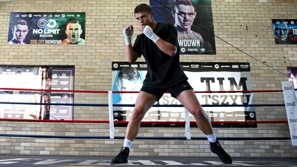Nikita Tszyu (pic) will fight unbeaten Dylan Biggs for the Australian super-welterweight belt.