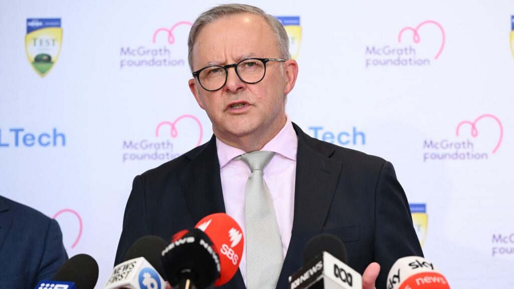 Anthony Albanese said coalition attacks about a meeting with ex-Qantas boss Alan Joyce are absurd.