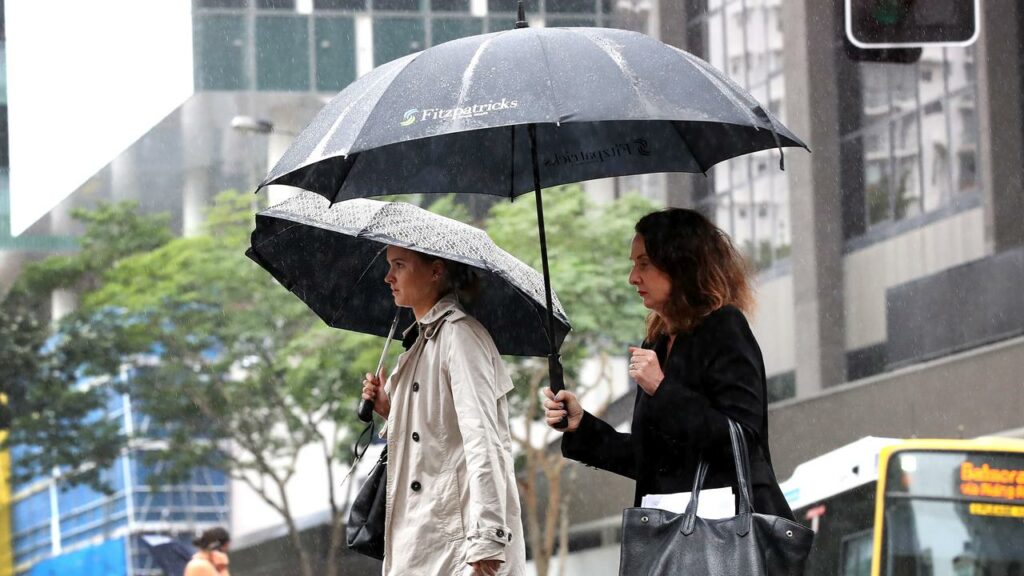 Showers and storms are forecast for southeast Queensland and northern NSW through to Tuesday.