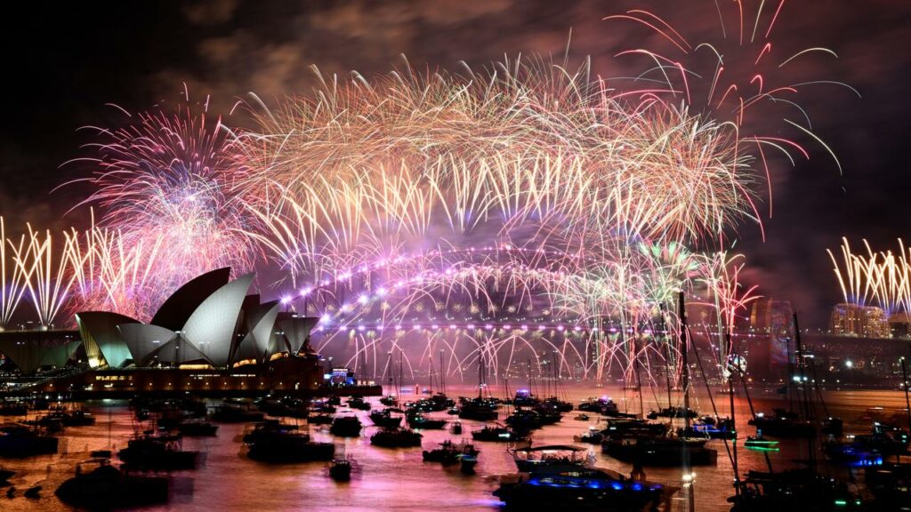 Sydney Harbour’s famed fireworks were once again a spectacular sight.