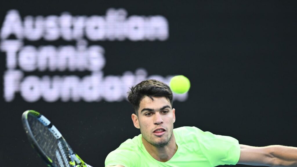 Carlos Alcaraz hasn’t played any lead-in tournaments ahead of the Australian Open.