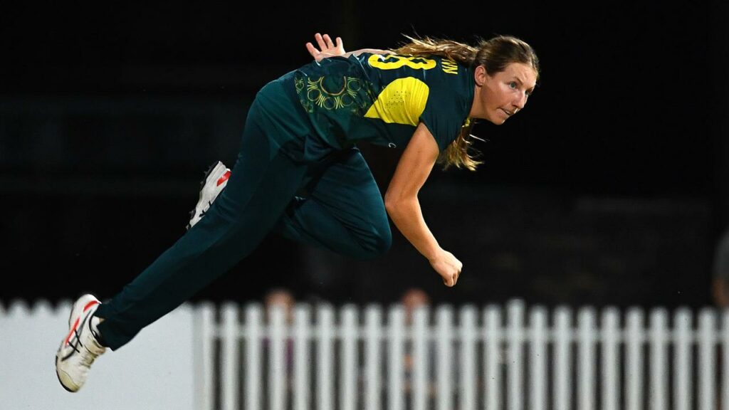 Darcie Brown has been brought into Australia’s side for the first T20 against India in Navi Mumbai.