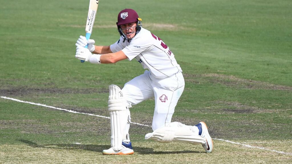 Queensland’s Marnus Labuschagne showed supreme patience in the Shield win over South Australia.