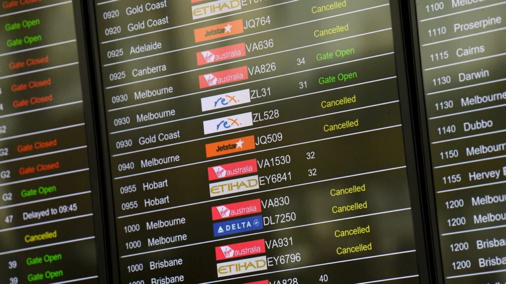 Cancellations at Sydney Airport impact ‘Australia’s entire aviation network.’