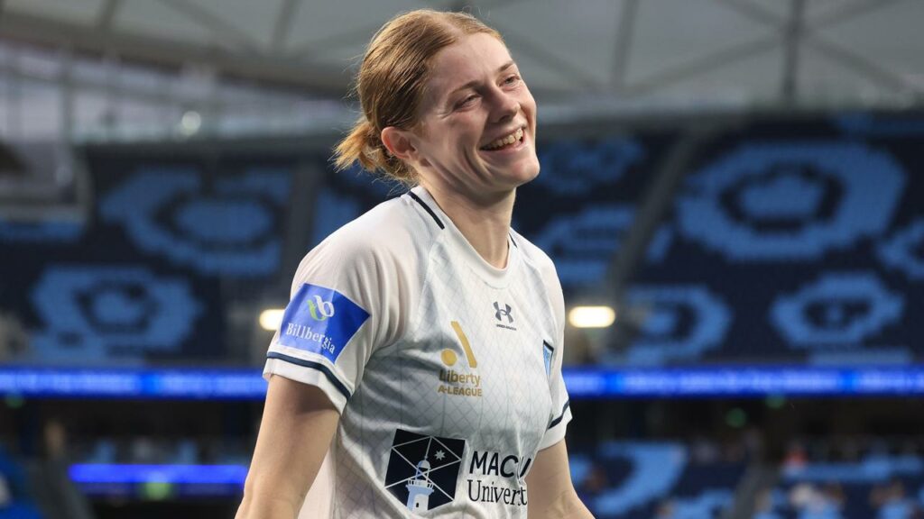 Cortnee Vine created the Sky Blues’ first goal before burying two of her own against Perth.