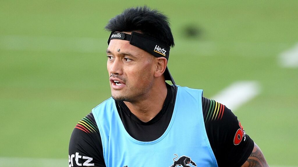 New Canterbury recruit Zane Tetevano took training to another level at Penrith.