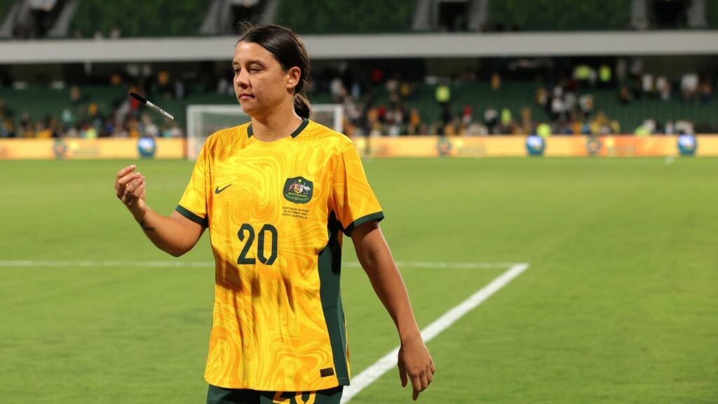 Sam Kerr has been given support by Chelsea boss Emma Hayes as she’s set to face trial in the UK.