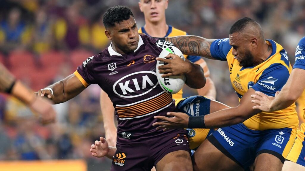 Former Broncos forward Tevita Pangai Jr makes his rugby league return for Souths-Logan on Saturday.