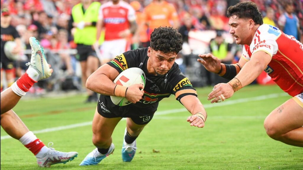 A new deal for centre Izack Tago (c) is getting closer as Penrith look to sharpen their attack.