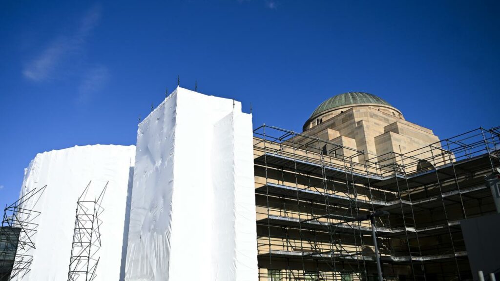 The $550 million war memorial upgrade has been a controversial project.
