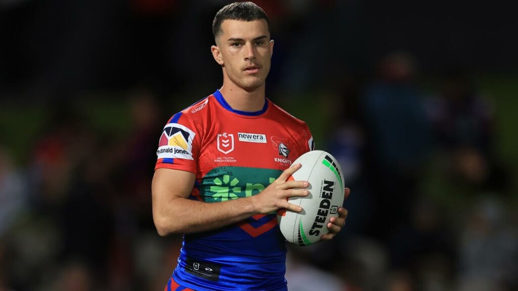 Newcastle have named David Armstrong (pictured) to replace the injured Kalyn Ponga.