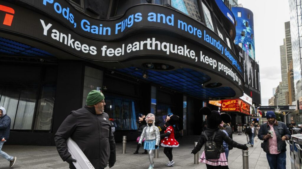 An earthquake with a magnitude of 4.8 has shaken the densely populated NYC metropolitan area.