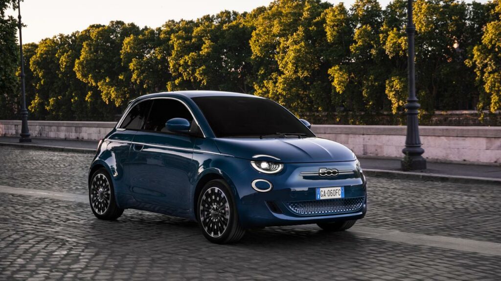 Subtle exterior changes identify Fiat’s 500E – an electric version of the decades-old favourite.