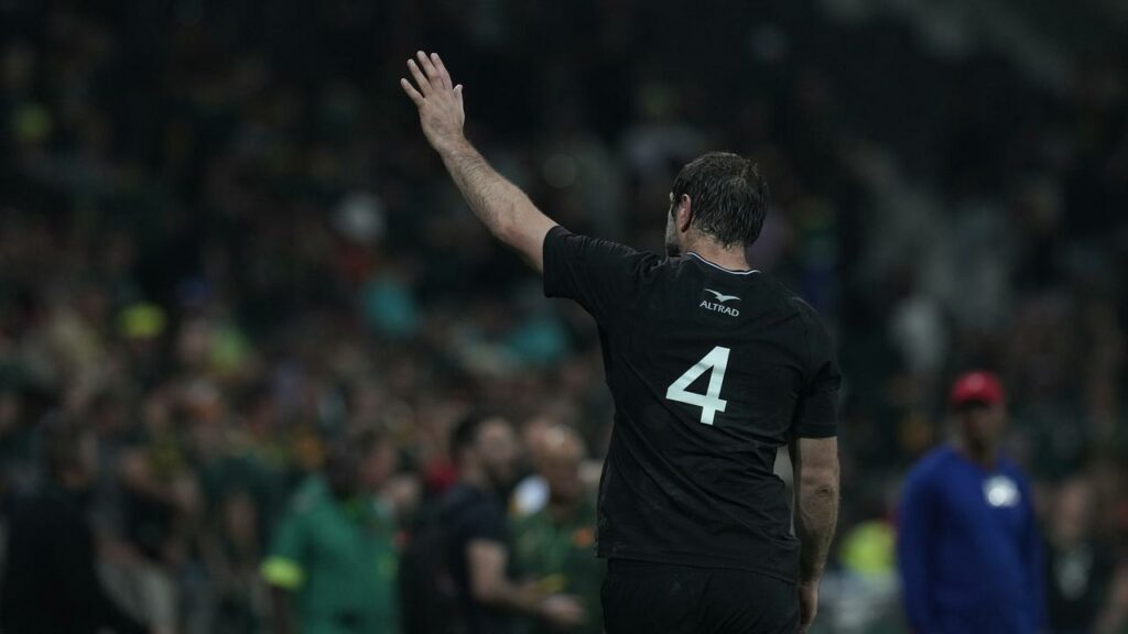 Legendary All Blacks skipper Sam Whitelock has waved goodbye to rugby at Twickenham.