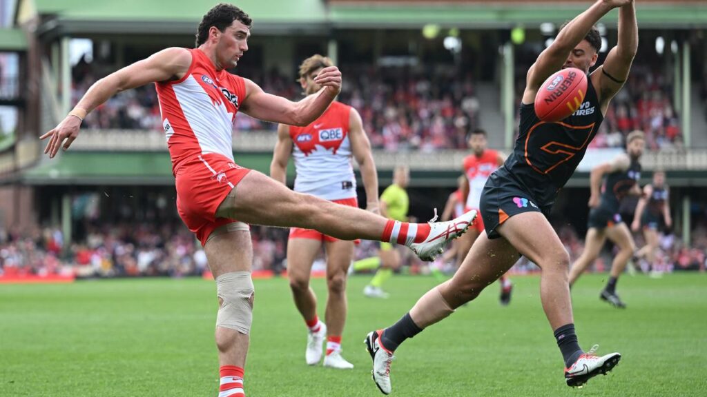 Tom McCartin (l) returns for the Sydney Swans after his latest bout of concussion.