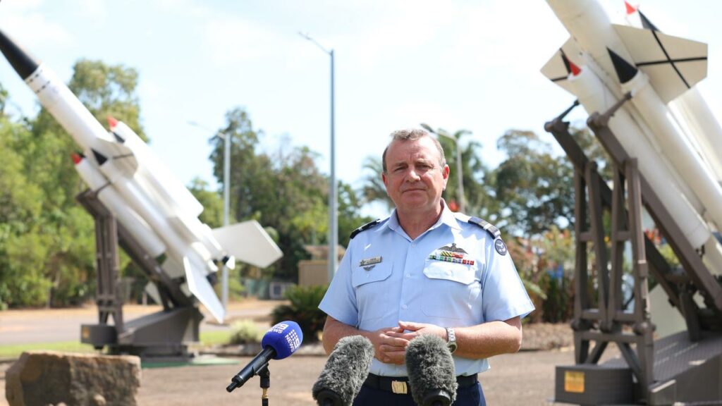 Air Commodore Pete Robinson says the fighter crash did not involve any other planes.