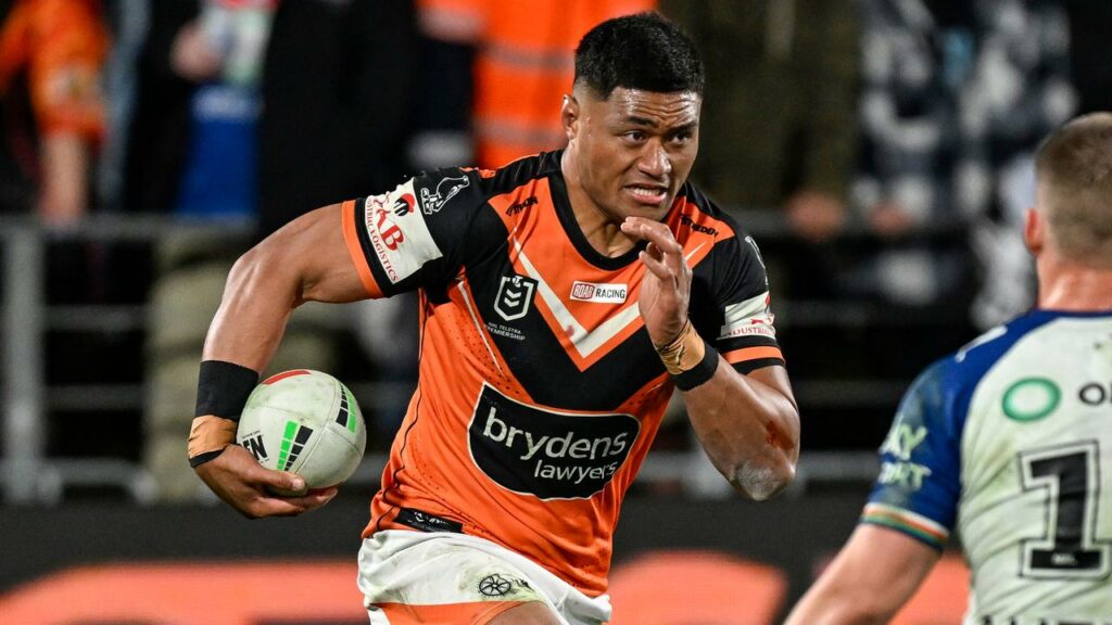 Tigers fans will have to wait a few more days to find out if prop Stefano Utoikamanu is staying.