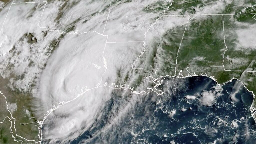 Beryl has been downgraded to a tropical storm after sweeping ashore in Texas, unleashing flooding.