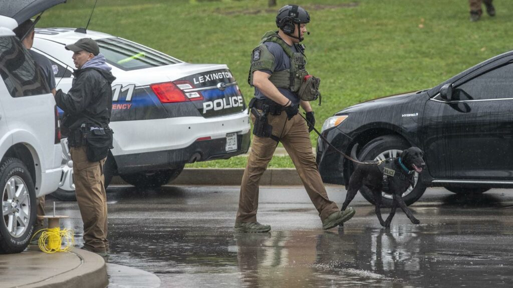 Four people have been killed in a US shooting at a home in Kentucky.

