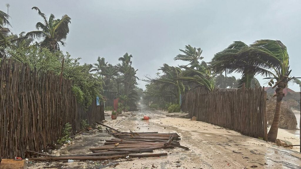The Yucatan Peninsula in Mexico was spared casualties from a downgraded Tropical Storm Beryl. 
