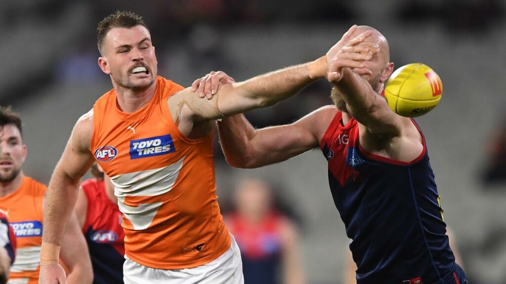 GWS ruckman Kieren Briggs looks like missing out on facing fellow in-form side Brisbane.
