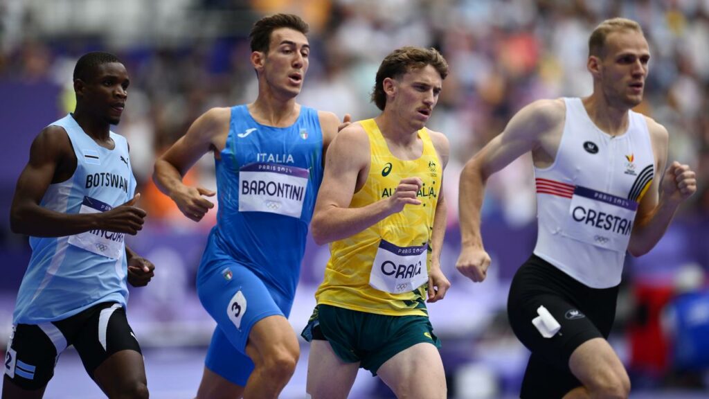 Peyton Craig (2nd right) looked right at home on the world stage.