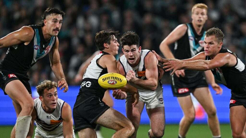 Port Adelaide and Fremantle are set to meet in the last match of the AFL home and away season.