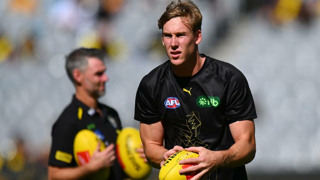 Tom Lynch is back in training but no certainty of playing for Richmond again this season.
