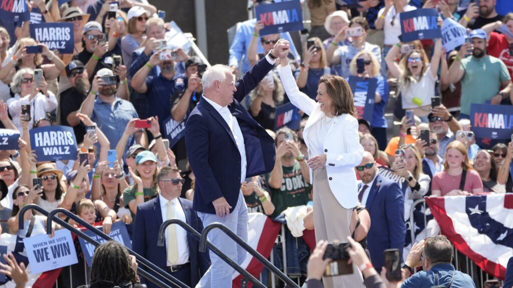 Democrat running mates Kamala Harris and Tim Walz have hit the campaign trail in the Midwest.
