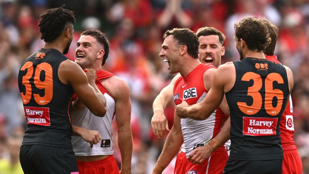 Tom Papley sparked scuffles in Sydney’s preceding two AFL finals.