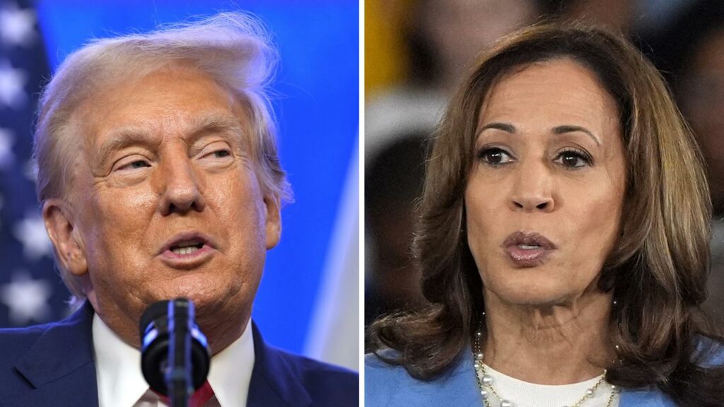 A New York Times-Siena College poll puts Donald Trump ahead of Kamala Harris by one point.
