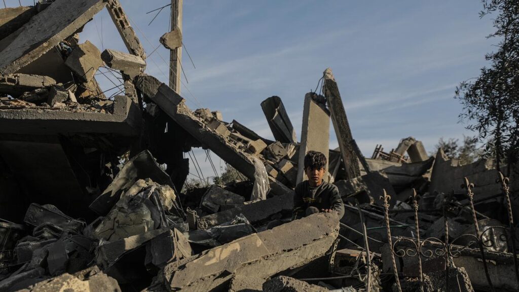 Dozens of Gazans have been killed in day of intense aerial bombardment from Israel.
