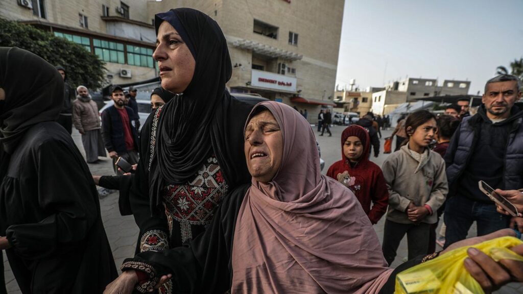 Much of Gaza is in ruins and most of the population of 2.3 million has been displaced.