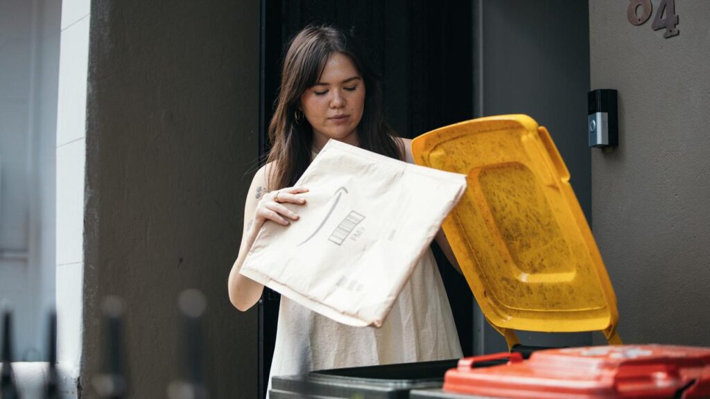 Amazon Australia has developed recyclable paper and cardboard packaging to reduce waste. 
