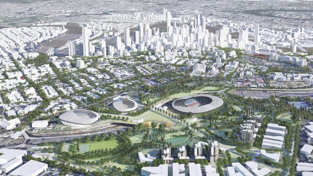 A 2023 Games review will assess “new, upgraded and temporary venues” such as the Victoria Park plan.