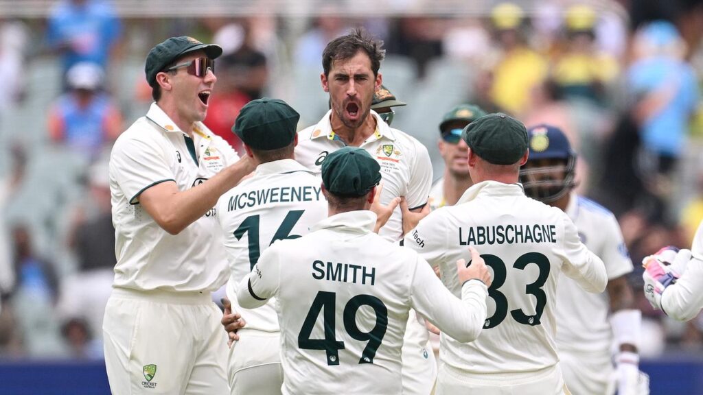 Mitch Starc’s first-ball removal of Yashasvi Jaiswal in Adelaide symbolised a fast wicket rate.