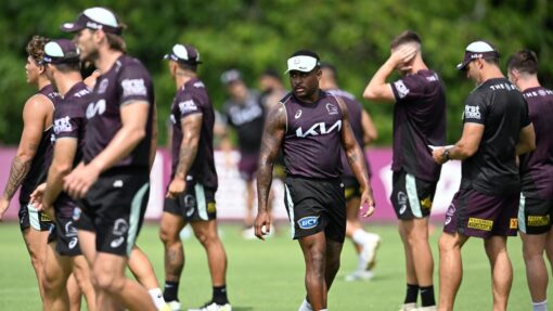 NRL BRONCOS TRAINING