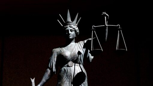 JUSTICE STATUE STOCK