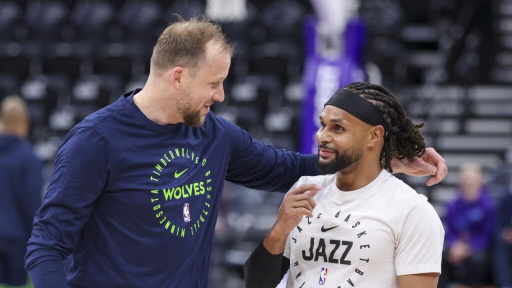 NBA veteran Patty Mills (right) has left the Utah Jazz.
