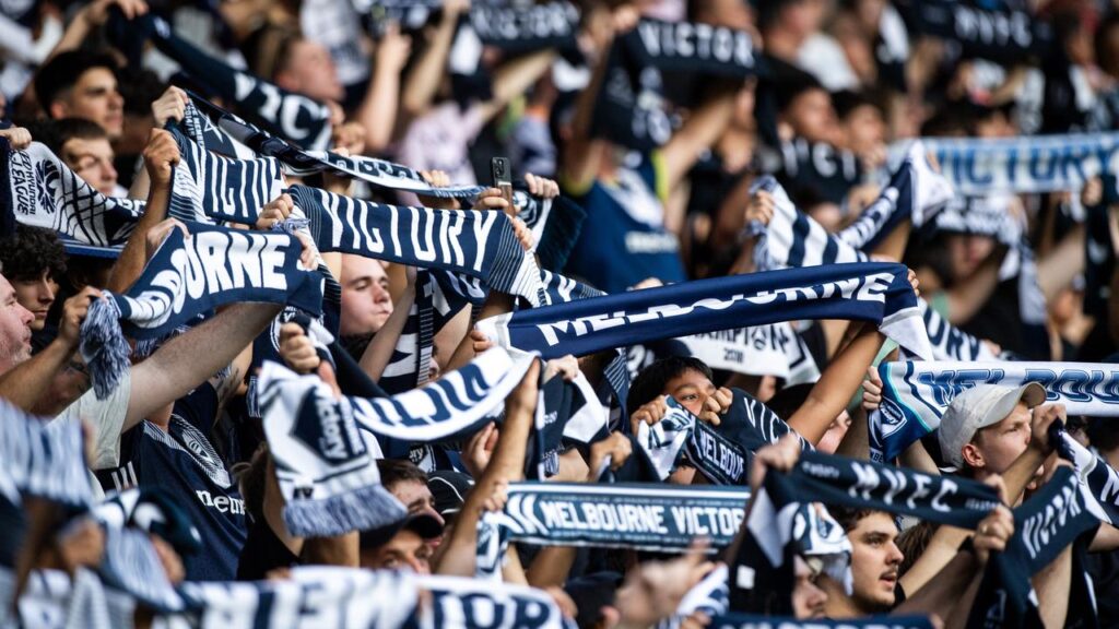 Melbourne Victory fans did most to make it a vibrant derby atmosphere at AAMI Park.