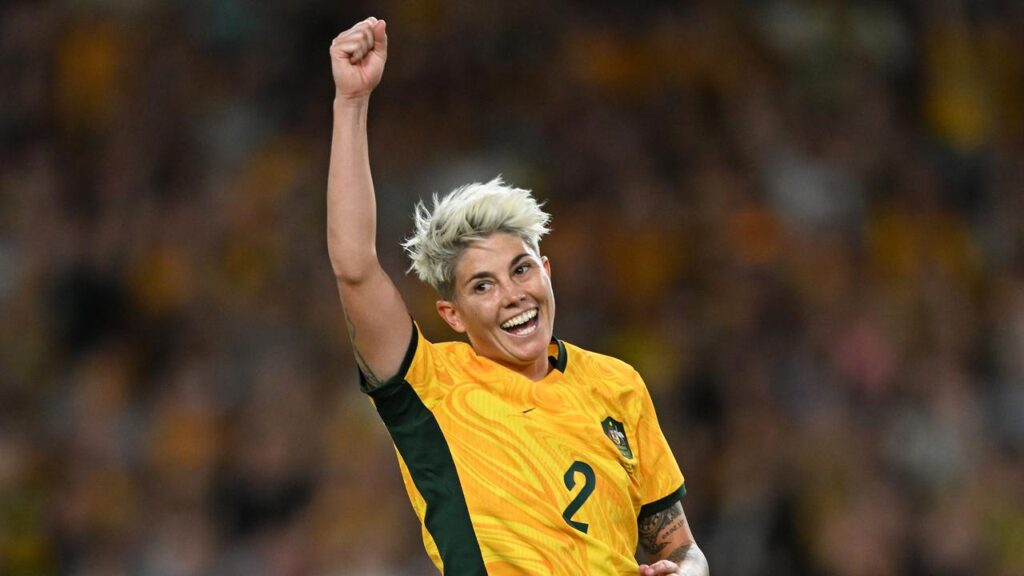 Michelle Heyman hit the scoreboard in the Matildas’ loss to the USA at the SheBelieves Cup.