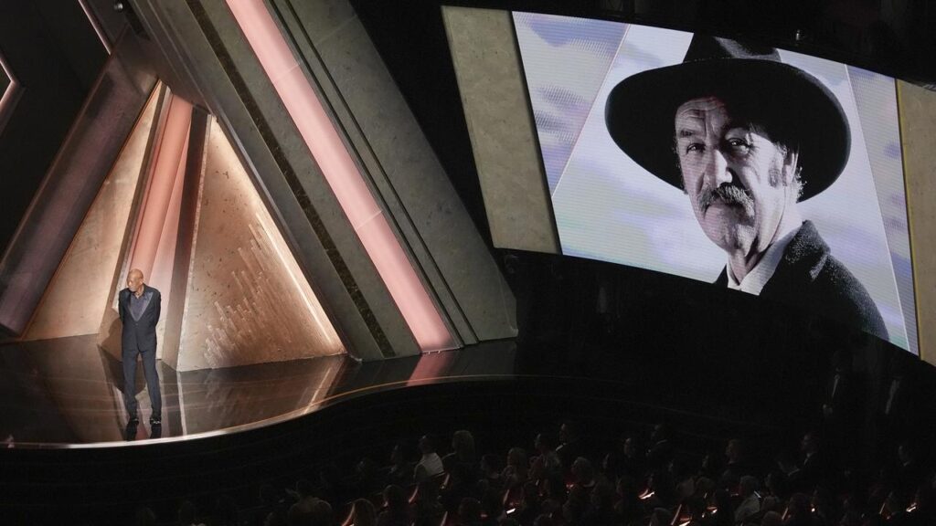 “This week our community lost a giant,” Morgan Freeman said of the death of Gene Hackman.
