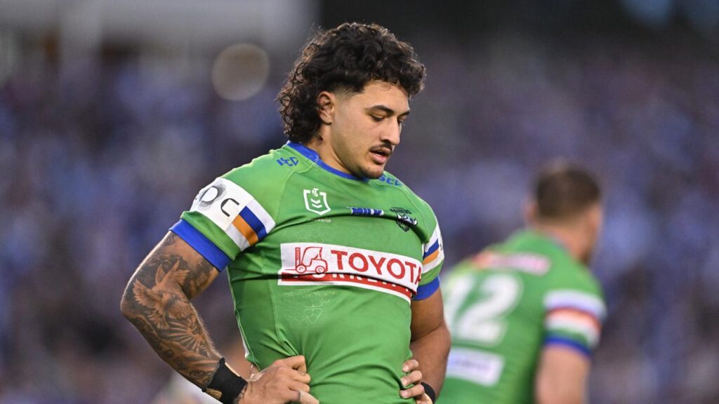Xavier Savage is one of two Raiders in doubt for their next NRL clash due to impending bans.
