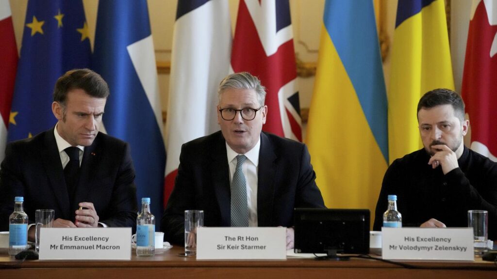 UK Prime Minister Keir Starmer has hosted Ukrainian President Volodymyr Zelenskiy and other leaders.