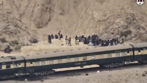 Pakistan Train Attacked