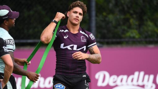 NRL BRONCOS TRAINING
