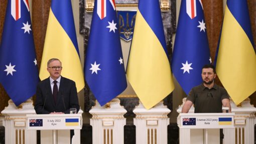 ANTHONY ALBANESE UKRAINE VISIT